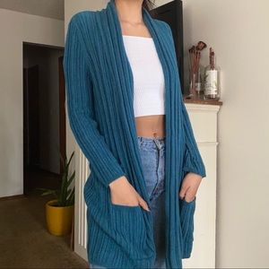 Ribbed cardigan